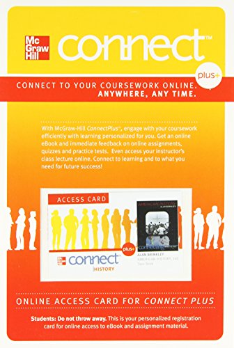 Connect 2-Semester Access Card for American History (9780077379551) by [???]