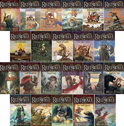 Stock image for Brian Jacques Redwall Series Set (Book 1-20): Redwall; Mossflower; Mattimeo; Mariel of Redwall; Salamandastron; Martin the Warrior; Bellmaker; Outcast of Redwall; Pearls of Lutra; Long Patrol; Marlfox; Legend of Luke; Lord Brocktree; Taggerung; Triss for sale by Books Unplugged