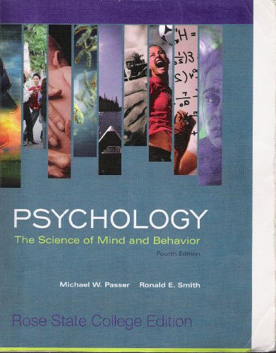 Imagen de archivo de Psychology: The Science of Mind and Behavior, Custom Version for Christopher Newport University a la venta por Wonder Book