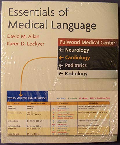 Essentials of Medical Language + Connect Plus Allied Health 1 Yr Access Card Pkg (9780077382292) by Allan, David