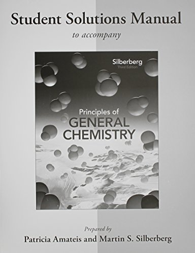 Imagen de archivo de Student's Solutions Manual to accompany Principles of General Chemistry a la venta por SecondSale