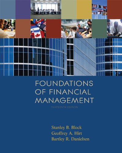 Foundations of Financial Management with S&P bind-in card + Time Value of Money bind-in card + Homework Manager Plus Access Card (9780077388201) by Block, Stanley; Hirt, Geoffrey; Danielsen, Bartley