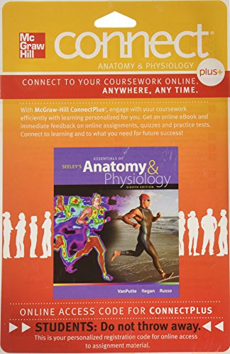 Connect 1-Semester Access Card for Seeley's Essentials of Anatomy & Physiology (9780077391362) by Van Putte