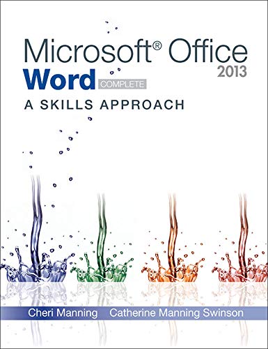 Stock image for Microsoft Office Word 2013: A Skills Approach, Complete (CIT) for sale by SecondSale