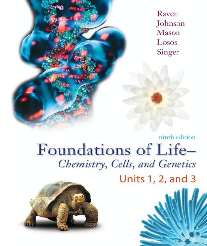 Imagen de archivo de Foundations of Life - Chemistry, Cells, and Genetics a la venta por Better World Books