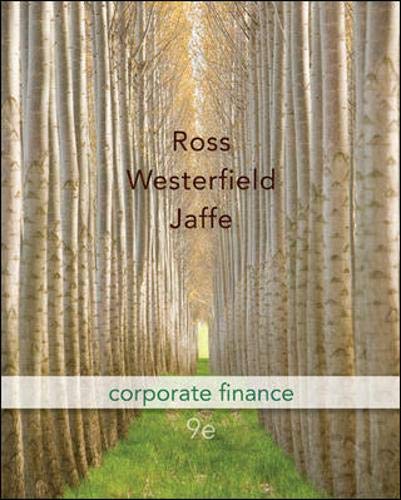 Corporate Finance with S&P card + Connect Plus (9780077398132) by Ross, Stephen; Westerfield, Randolph; Jaffe, Jeffrey