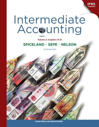 Stock image for Intermediate Accounting, Volume 2: Chapters 13-21 for sale by Iridium_Books
