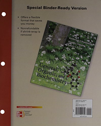 9780077401740: Loose Leaf General, Organic & Biochemistry