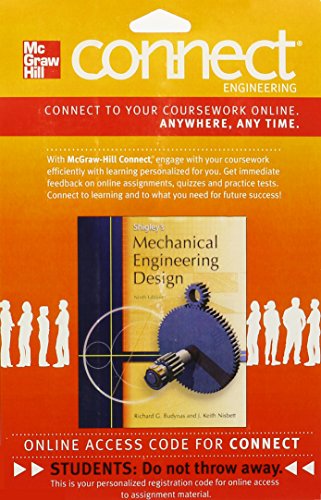 Imagen de archivo de Mechanical Engineering Design Connect Engineering Access Card a la venta por BookHolders
