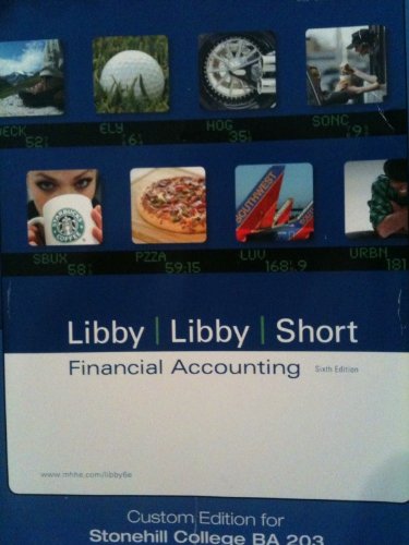 9780077405649: Financial Accounting (Custom Edition for Stonehill College BA 203)