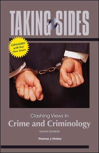 Imagen de archivo de Taking Sides: Clashing Views in Crime and Criminology, Expanded a la venta por ThriftBooks-Dallas