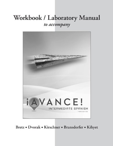 Beispielbild fr Workbook/Laboratory Manual for ?Avance! zum Verkauf von SecondSale