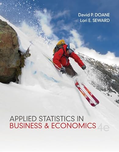 Imagen de archivo de Looseleaf Version for Applied Statistics in Business and Economics a la venta por Iridium_Books
