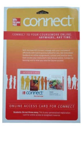 9780077420369: Nutrition for Healthy Living Connect Nutrition With Nutritioncalc Plus 3.0 1 Semester Access Card