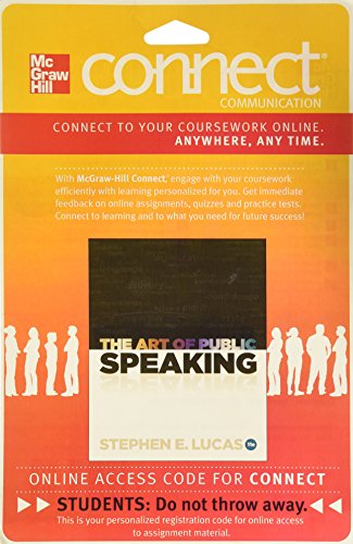 Stock image for Connect Lucas Access Card for The Art of Public Speaking for sale by BooksRun