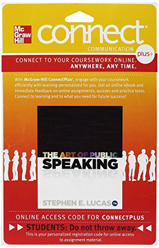 9780077428228: Connect Access Card for the Art of Public Speaking