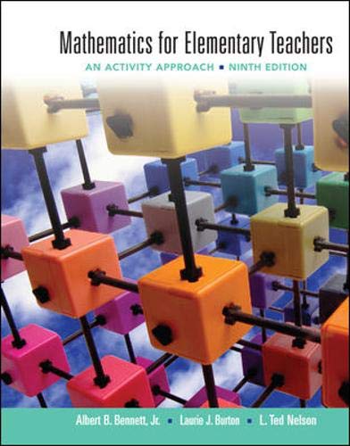 9780077430917: Mathematics for Elementary Teachers: An Activity Approach