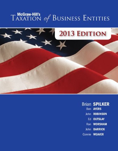 Beispielbild fr McGraw-Hill's Taxation of Business Entities, 2013 Edition zum Verkauf von Better World Books