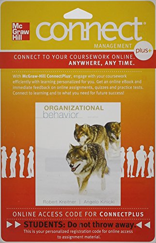 9780077437657: Organizational Behavior 10th Ed. Connect Plus Access Card