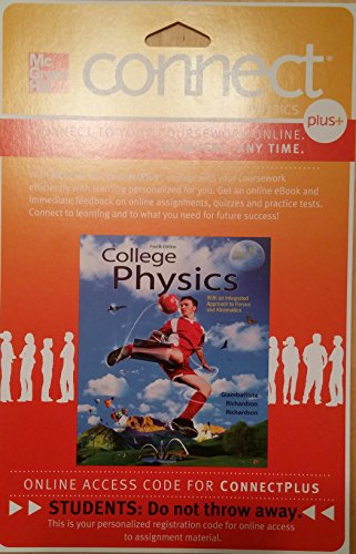 Imagen de archivo de Connect Access 1-Semester Card for College Physics a la venta por Textbooks_Source