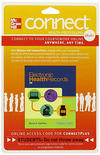 Imagen de archivo de Connect Plus Allied Health 2-SemesterAccess Card for Electronic Health Records a la venta por BookHolders