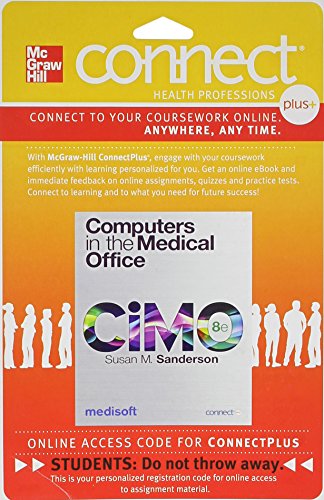 Imagen de archivo de ConnectPlus Allied Health 2-semester Access Card for Computers in the Medical Office a la venta por BookHolders