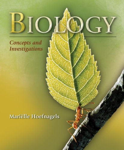 Imagen de archivo de Biology: Concepts and Investigations a la venta por Iridium_Books