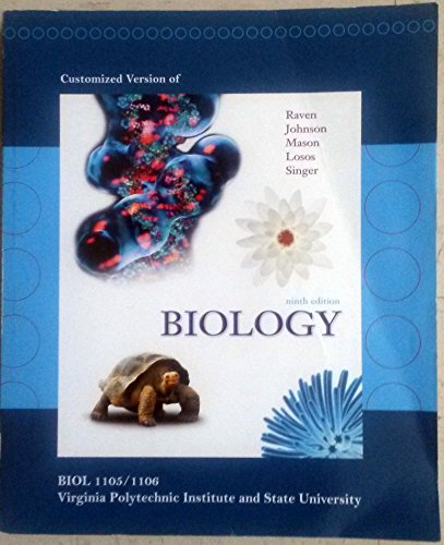 Beispielbild fr Customized Version of Biology for Virginia Tech BIOL1105/1106 zum Verkauf von BookHolders