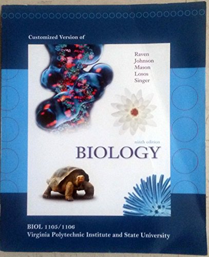 Imagen de archivo de Customized Version of Biology for Virginia Tech BIOL1105/1106 a la venta por BookHolders