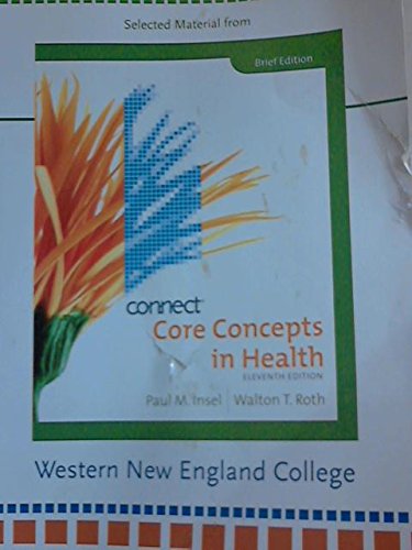 9780077454425: Core Concepts in Health, Brief Western New England College Edition