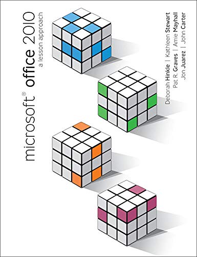 Stock image for Microsoft Office 2010: a Lesson Approach for sale by Better World Books