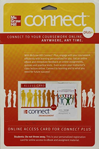 9780077457174: Contemporary Management Connect Plus Access Card: With Learnsmart