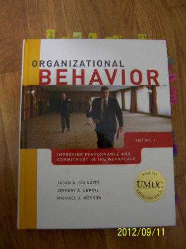 9780077457280: Title: Organizational Behavior