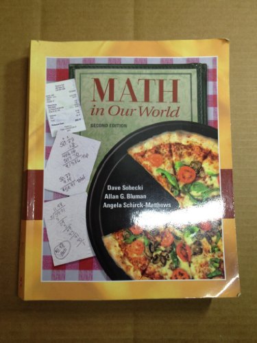 Imagen de archivo de Math in Our World a la venta por ThriftBooks-Dallas