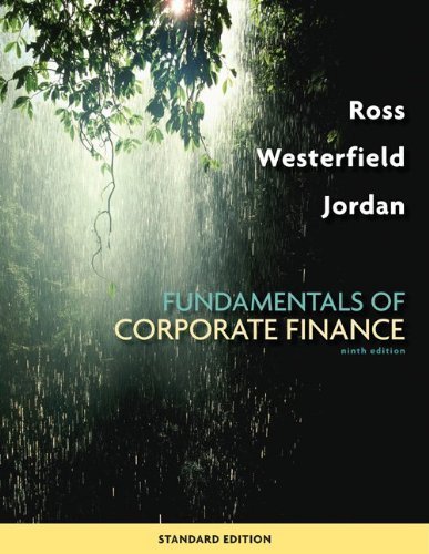 9780077459451: Fundamentals of Corporate Finance Standard Edition 9th Edition by Ross, Stephen; Westerfield, Randolph; Jordan, Bradford D. published by McGraw-Hill/Irwin Hardcover