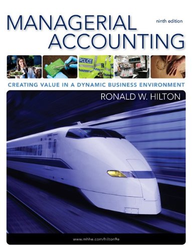 Loose-Leaf Managerial Accounting (9780077464011) by Hilton, Ronald