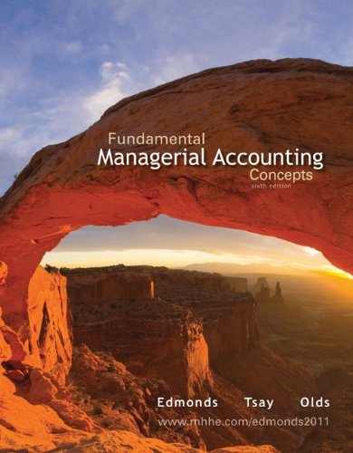 Imagen de archivo de Loose-Leaf Fundamental Managerial Accounting Concepts a la venta por HPB-Red