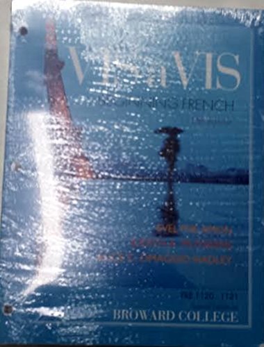 Stock image for Vis-a-vis Beginning French 5th Edition for sale by Taha Shop