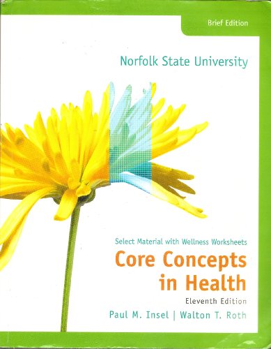 9780077469986: Core Concepts in Health: Select Material with Wellness Worksheets, 11th Edition