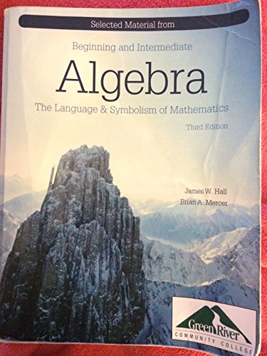 9780077470906: Algebra The Language and Symbolism of Mathematics