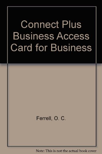 9780077472924: Connect Plus Business Access Card for Business
