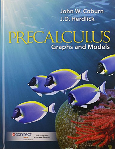 Beispielbild fr Precalculus - Graphs & Models with Connect Access Card zum Verkauf von Iridium_Books