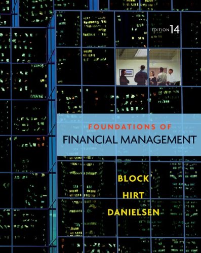 Foundations of Financial Management with Time Value of Money card + Connect Plus (9780077477578) by Block, Stanley; Hirt, Geoffrey; Danielsen, Bartley