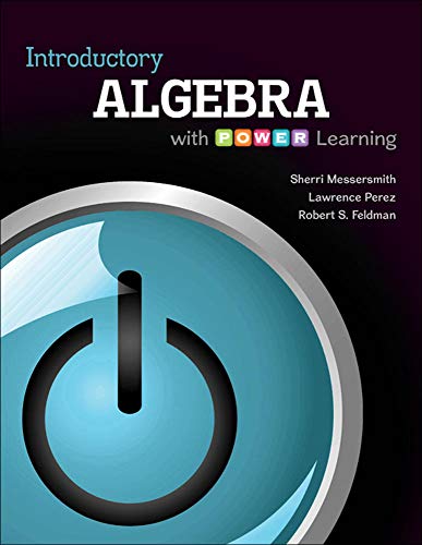 Connect Math hosted by ALEKS Access Card 52 Weeks for Introductory Algebra with P.O.W.E.R. Learning (9780077483616) by ALEKS Corporation; Messersmith, Sherri; Perez, Lawrence