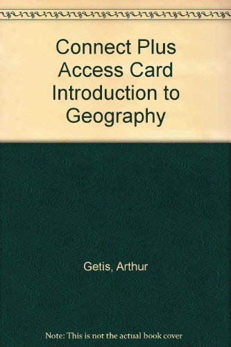 Beispielbild fr Connect Plus Access Card Introduction to Geography zum Verkauf von A Team Books