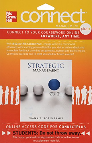 9780077487348: Connect Plus: Strategic Managment - Concepts & Cases, Access Card 1-Semester