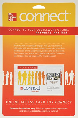 Connect History Two-Term Access Card for Experience History (9780077487751) by Davidson, James West