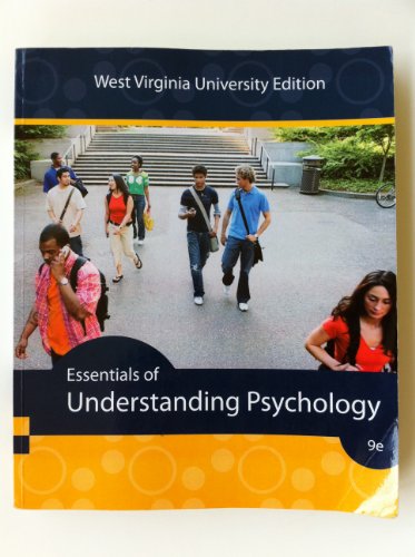 Beispielbild fr essentials of understanding psychology (west virginia university edition) zum Verkauf von Wonder Book