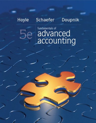 Beispielbild fr Loose-Leaf Fundamentals of Advanced Accounting zum Verkauf von HPB-Red