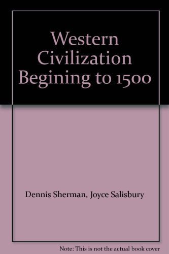 Stock image for Western Civilization (Beginning to 1500, Volume A) for sale by HPB-Red